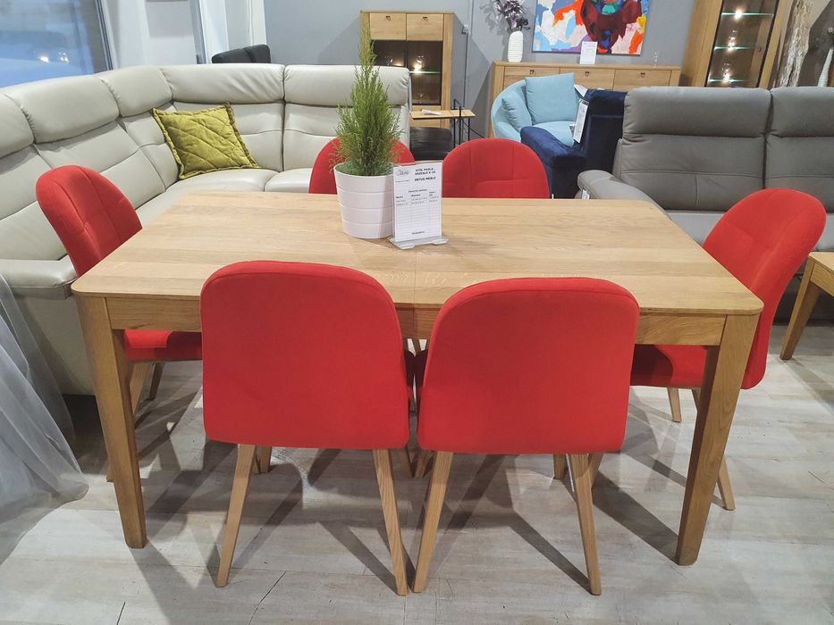 Krzesło K-34 Drewniane tkanina MISTIC UNIMEBEL Promocja -30%