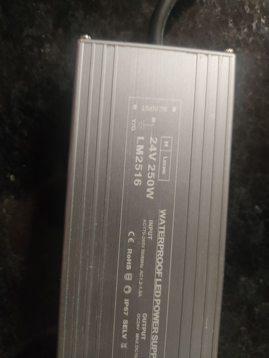 Transformador 250w 24v