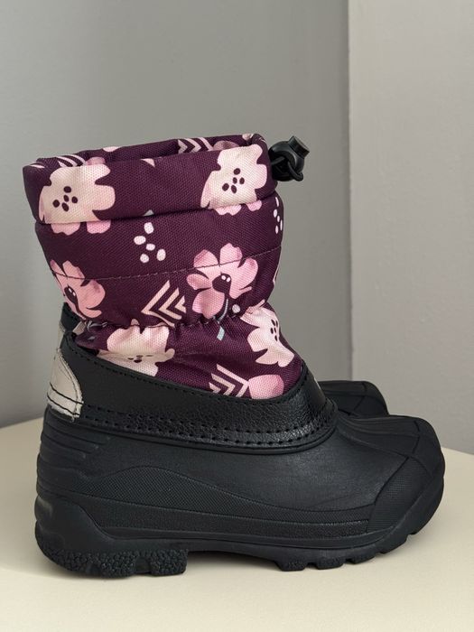 Дитячі зимові чоботи для дівчинки Reima Nefar темно-бордові
