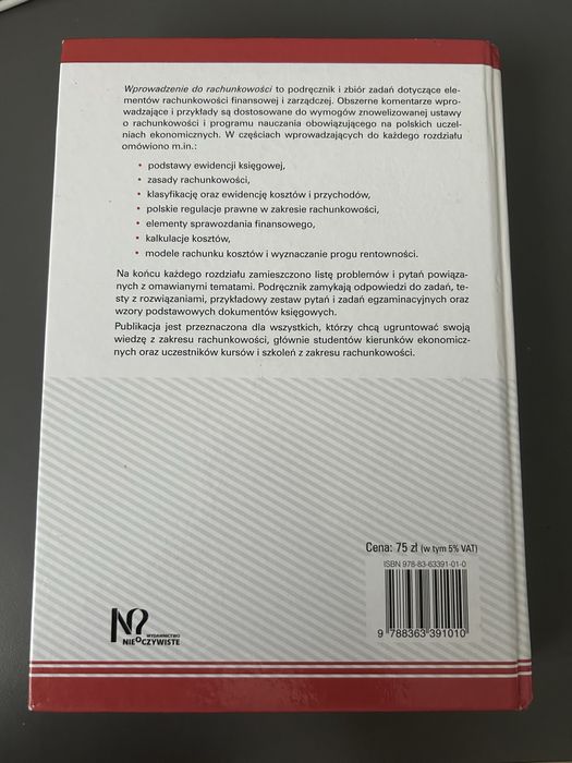 Wprowadzenie do rachunkowości Ewa Śnieżek