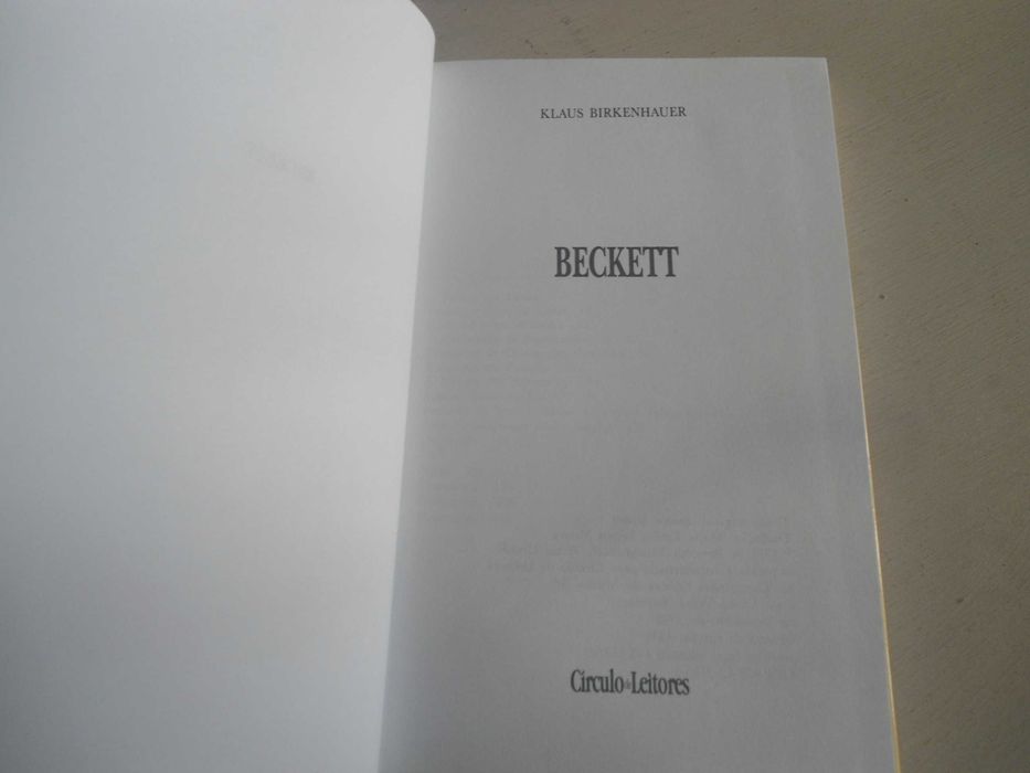 Beckett por Klaus  Birkenhauer