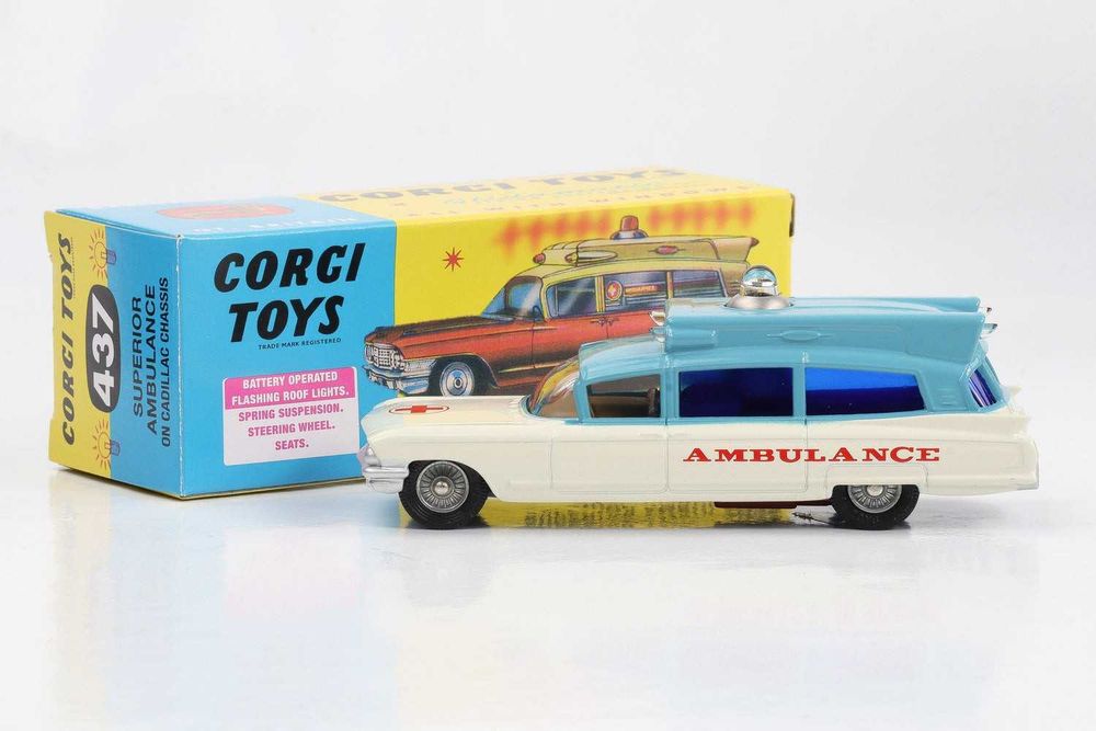 Miniatura Corgi Toys Cadillac Ambulancia N° 437