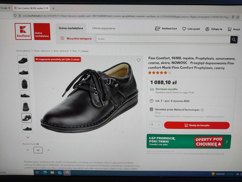 Buty męskie  Finn Comfort