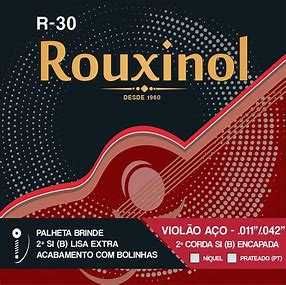 Packs de 5 cordas Mi agudo ou Si _ Rouxinol R-30