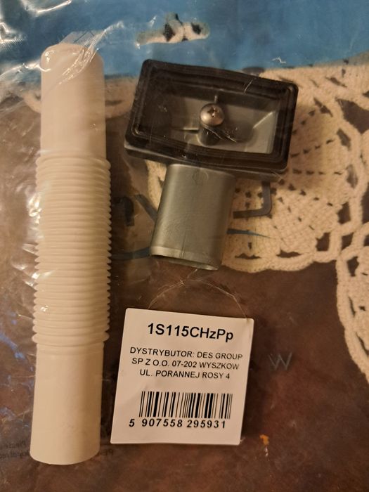 Przelew prostokątny średnica 115 mm