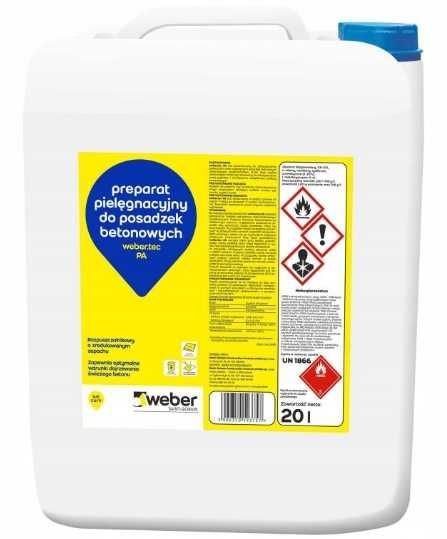 Preparat pielęgnacyjny impregnat do posadzek betonowych WEBER.TEC PA