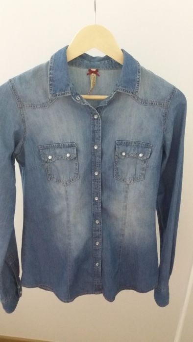 Koszula jeansowa Stradivarius S