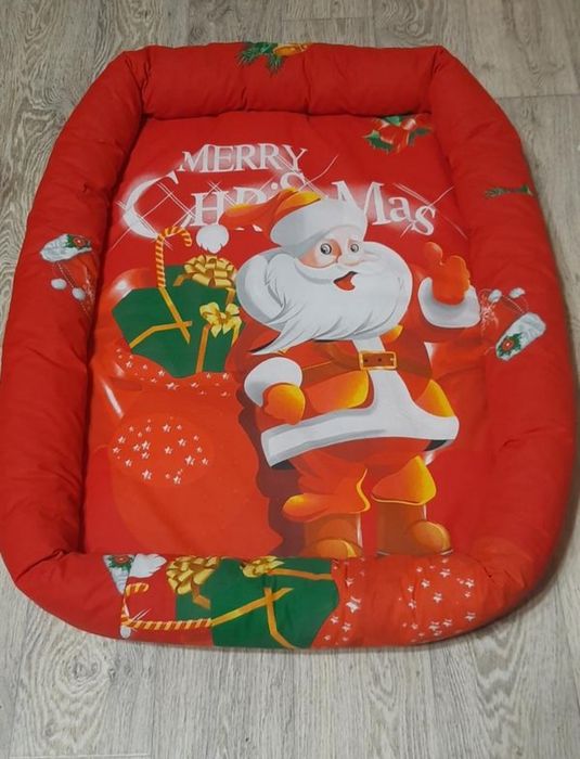 Нові новорічні великі лежанки для тварин | Лежак для котів і собаки