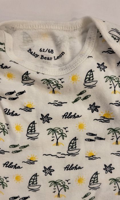 Body niemowlęce na ramiączkach 62/68 - 2 sztuki