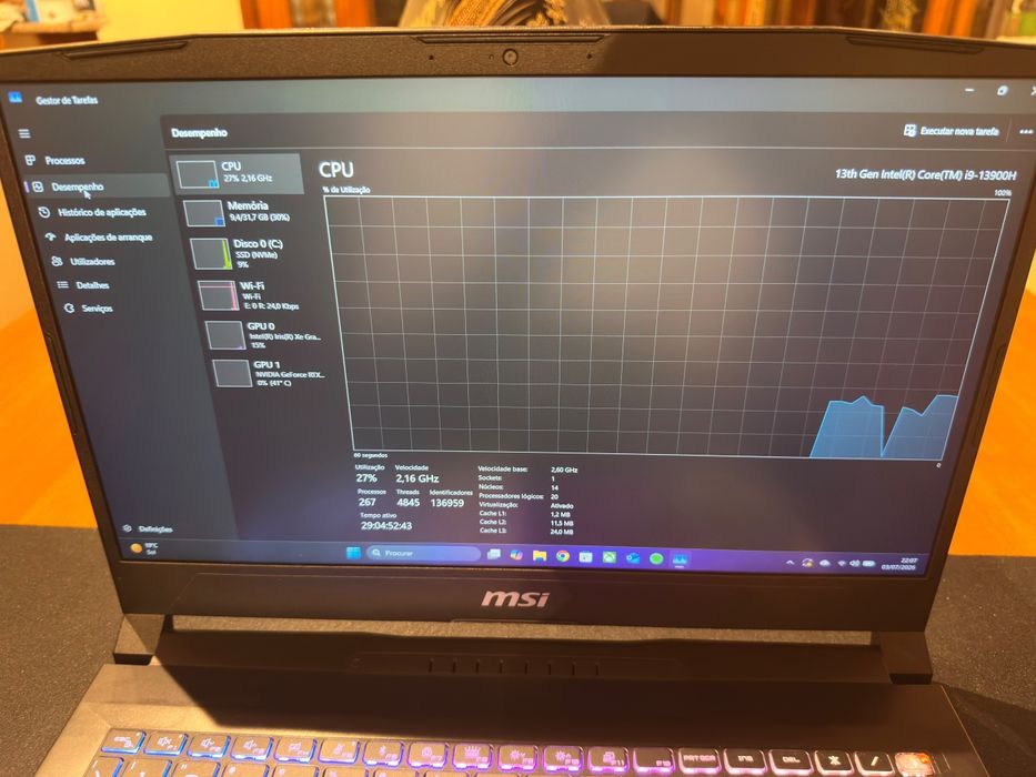 Portátil MSI Katana 15 B13V