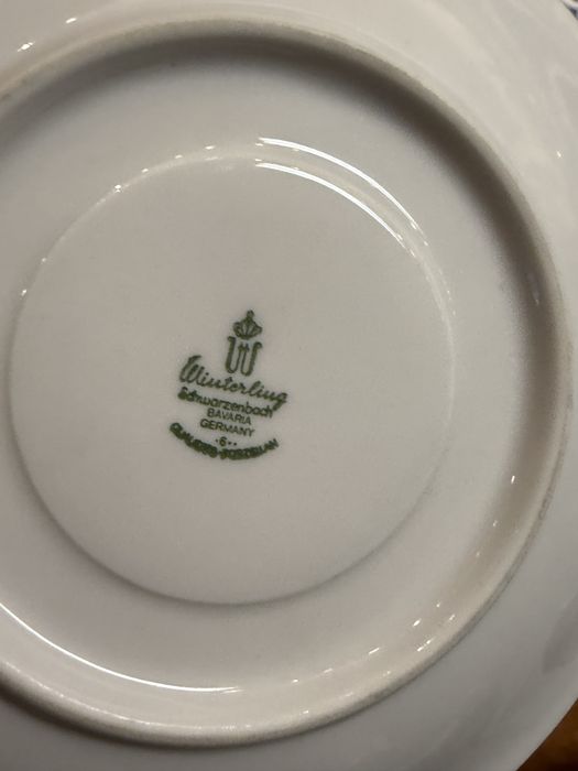 Zestaw 13szt Talerz talerze Winterling wzór słomkowy cebulowy 1536