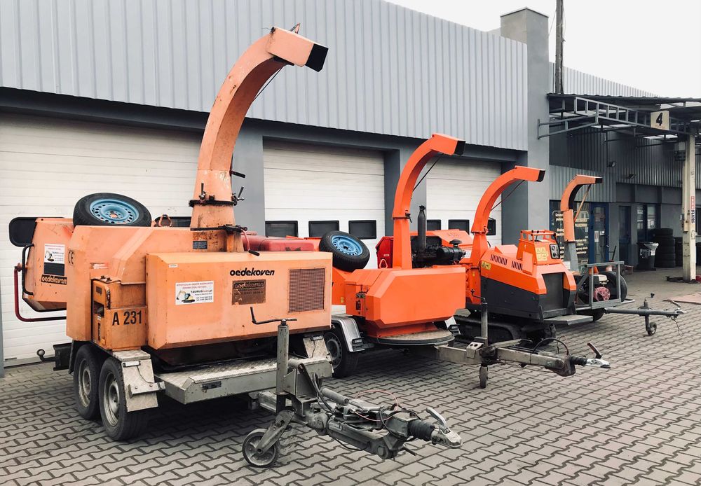 Rozdrabniacz do gałęzi (rębak) JENSEN wynajem