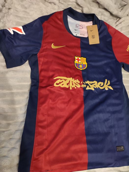 Koszulka piłkarska FC Barcelona rozmiar S Travis Scott