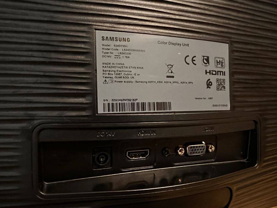 Monitor Samsung S24D330H