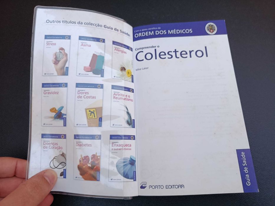 Livro "Compreender o Colesterol", de Mike Laker