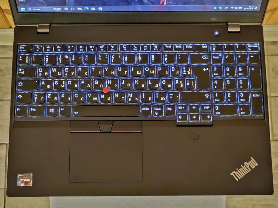 ThinkPad L15 15.6"/Ryzen 7 Pro 4750U/RAM 16GB/SSD 500GB