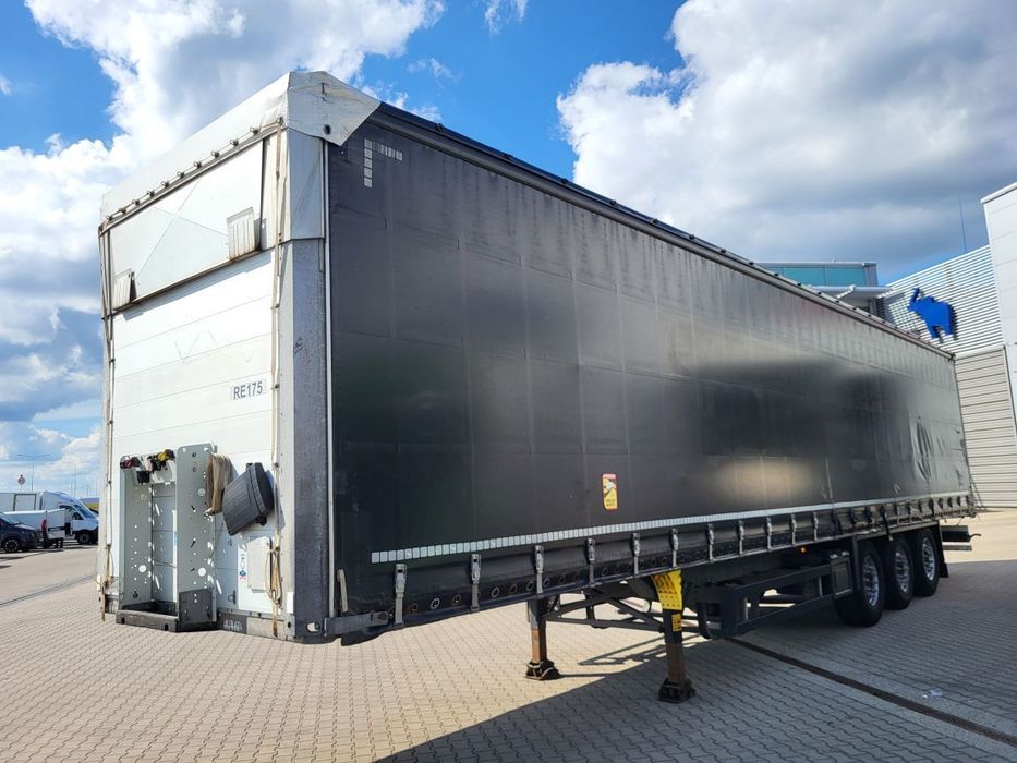 Schmitz Cargobull Standard; dach podnoszony do załadunku; uchwyty promowe; profil stop paleta