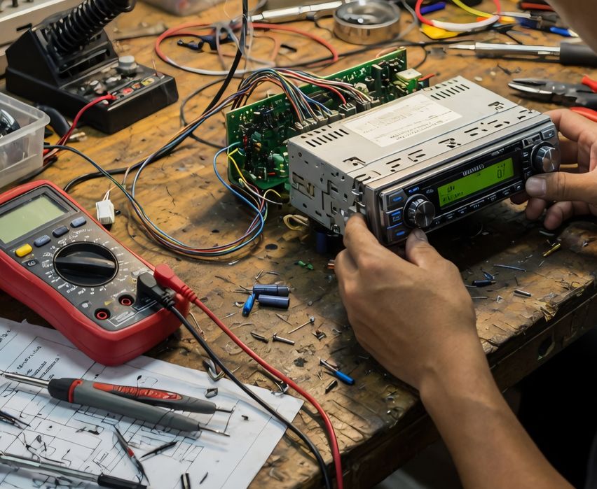 Compro avariados e  Restauro Autoradio ,Painel de instrumentos e Centralinas