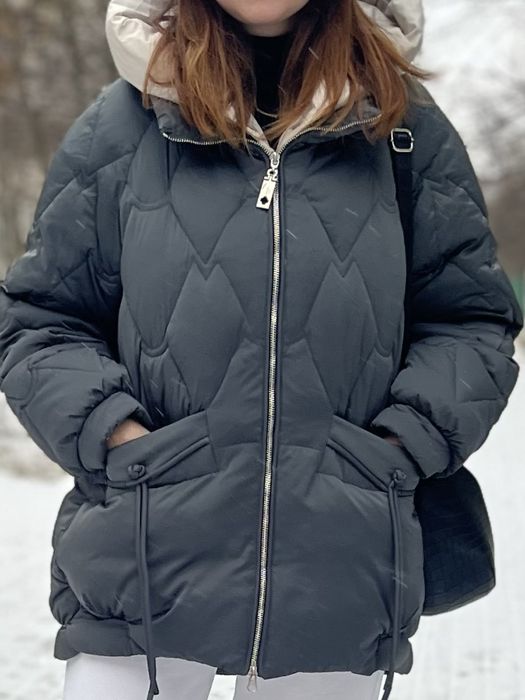 Куртка зимова жіноча Visdeer стьобана зі знімним капюшоном