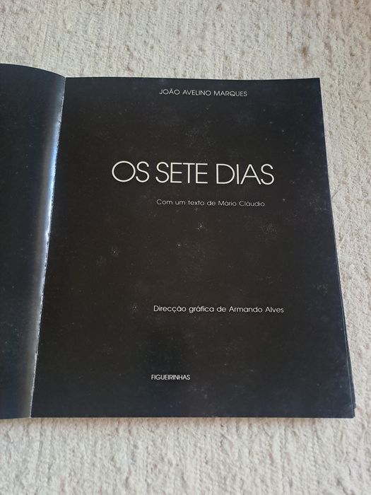 Livro de fotografia: "Os sete dias" de João Avelino Marques