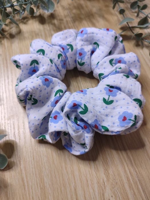 Scrunchie do włosów Standard Niezapominajka