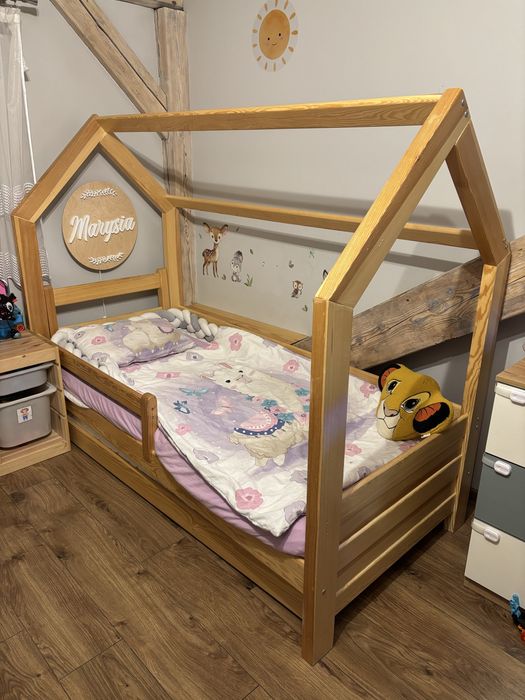 Łóżko domek BELTOR z podwójnym spaniem 180x90