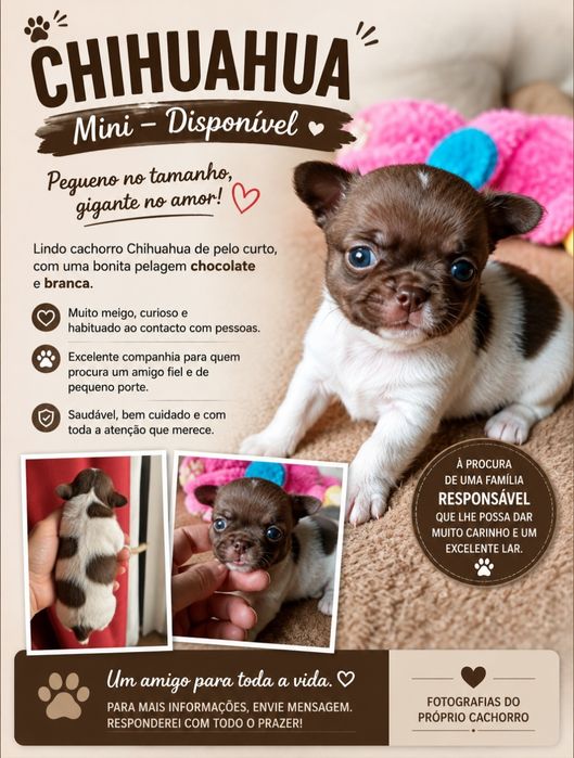Chihuahua  Com  Lop ( Pedigree )