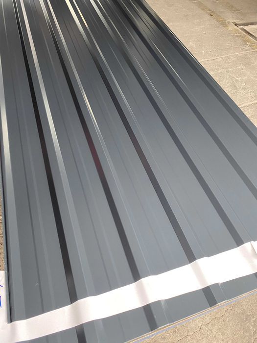 T18, Blacha trapezowa GRAFITOWA 7016 na wymiar. Dostawa na cały kraj!