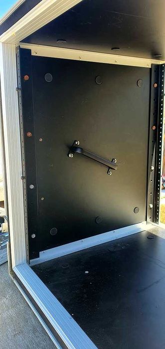 Flightcase 19" Rack 12 He Metal Tranplated