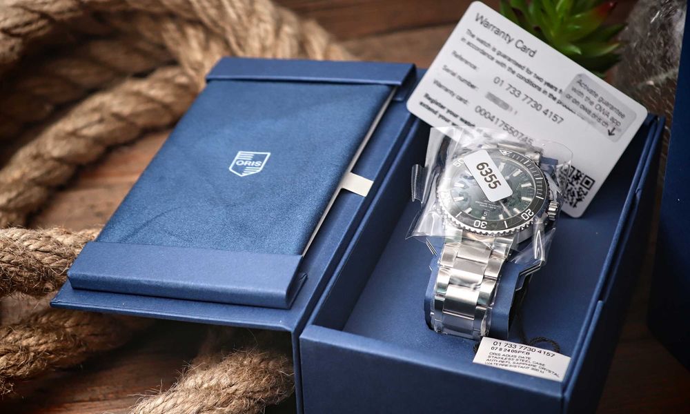 Oris Aquis Automatic 01.733.7730.4157-07.8.24.05PEB Zielony Diver