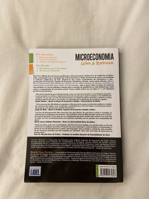 Livro Microeconomia