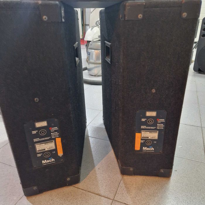 2 Colunas MACH TX 15 NS - + Amplificador CROWN XLS 402 NS