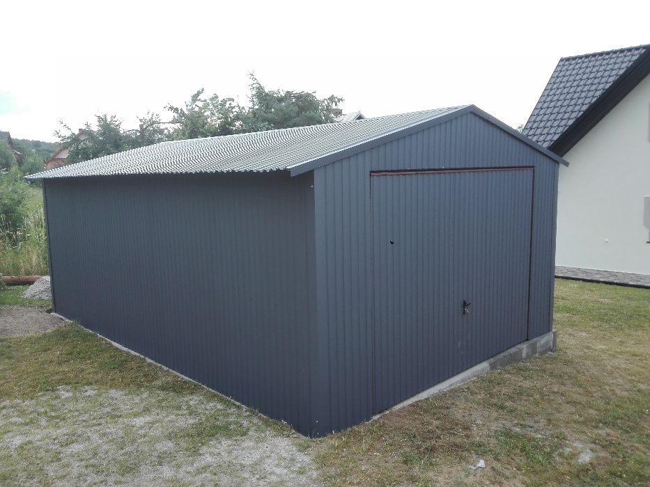 garaż 4x6,6x6,6x7, garaże blaszane na wymiar, profil zamknięty
