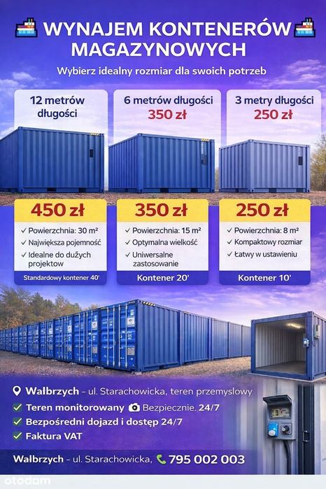 #kontener#magazyn#self storage#garaż# 14m2/28m2