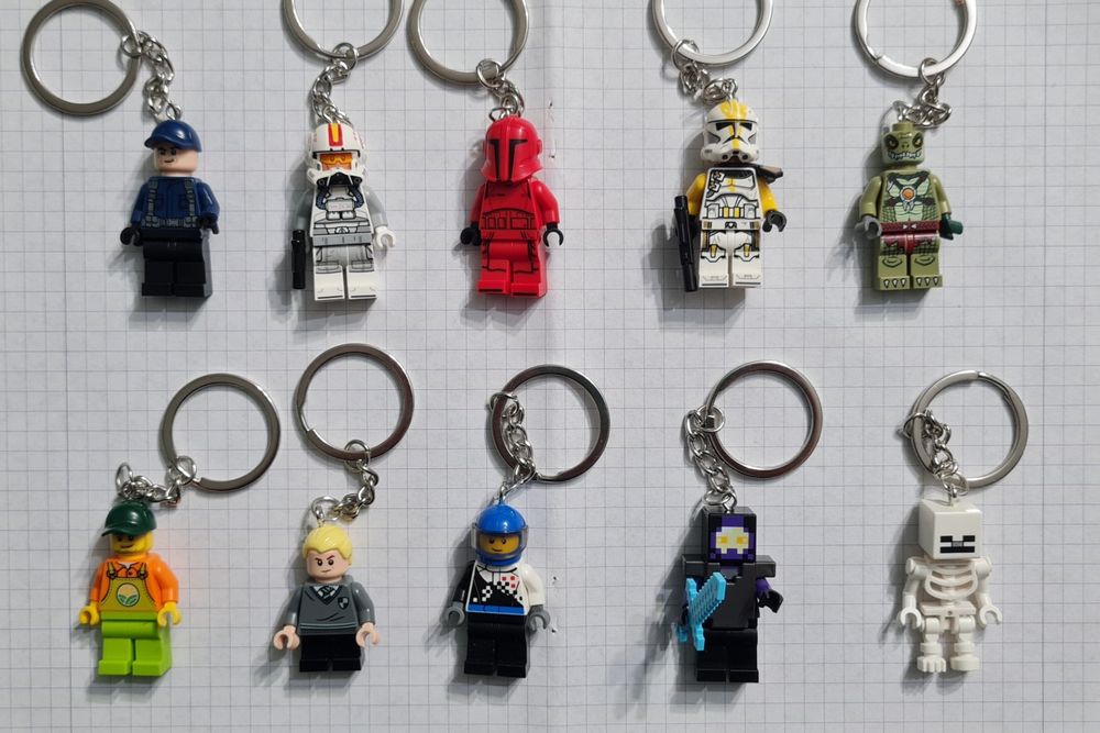 Ludziki lego breloczki różne