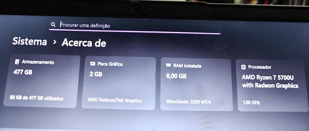 Notebook ryzen 7