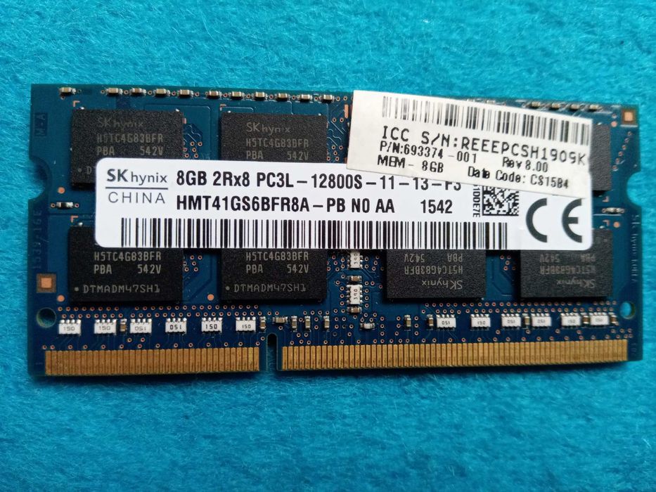 Память для ноутбука SODIMM DDR3 Samsung Hynix Elpida Kingston Apacer