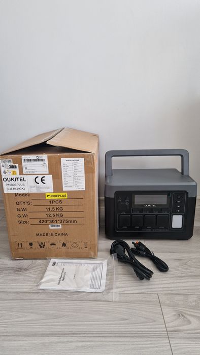 Oukitel P1000E Plus przenośna stacja 1024Wh 1800W