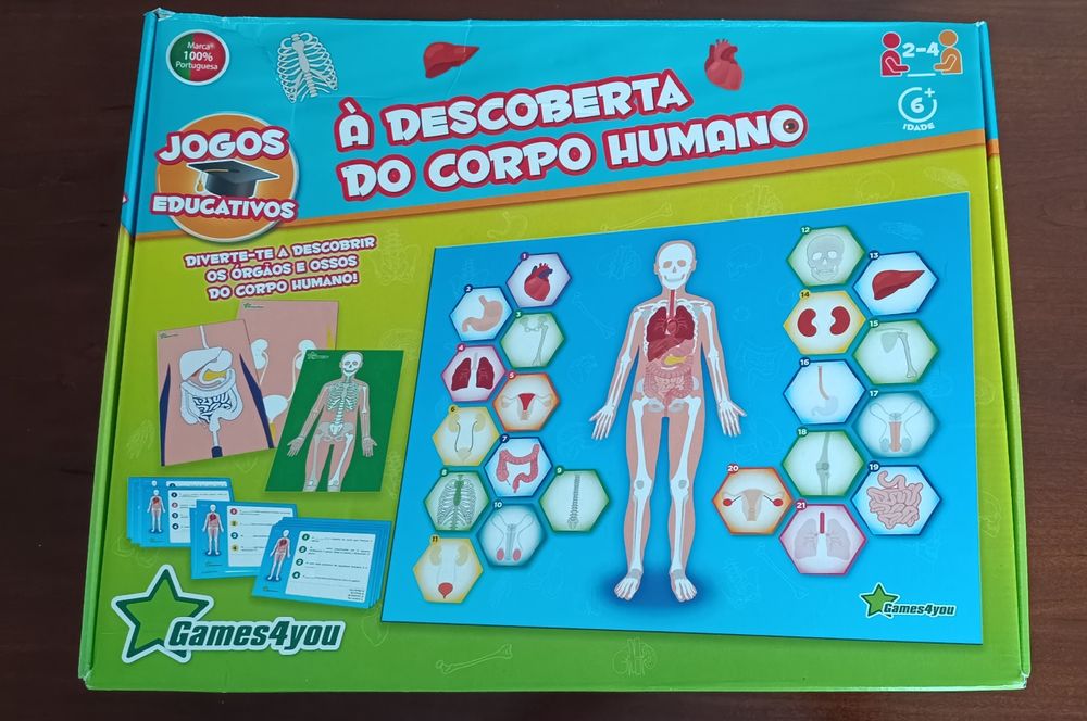 Jogo à descoberta do corpo humano