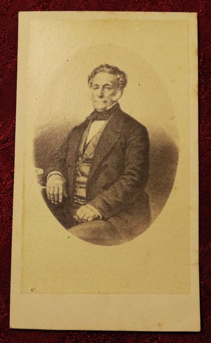 Rodrigo da Fonseca Magalhães, CDV from a lithograph