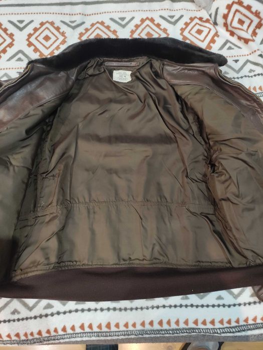 Kontraktowa Kurtka Pilota G-1 lotnicza Navy 1977 XL