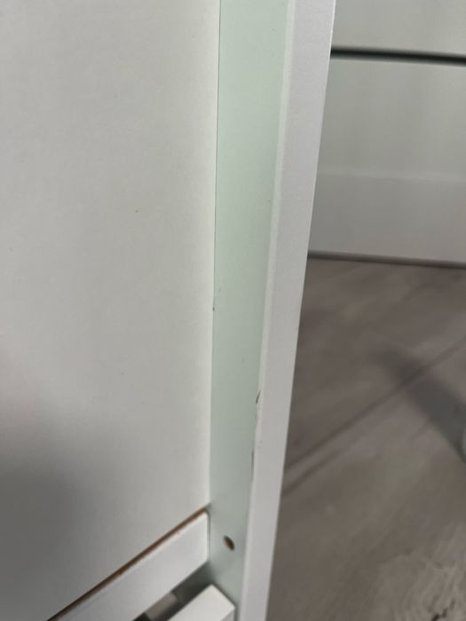 Łóżeczko dzieciecięce 120x60 białe z materacem
