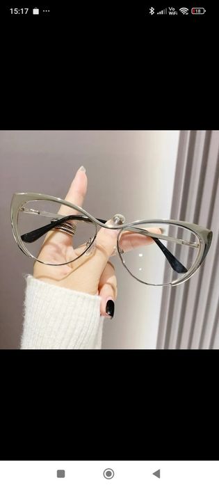 Hit kocie złote gold silver okulary ramki zerówki korekcyjne