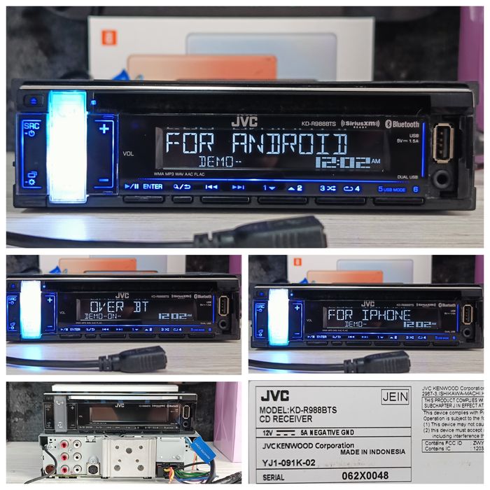 Процесорний JVC kd-bt /Bluetooth