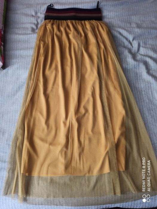 Юбка шифоновая с подкладкой