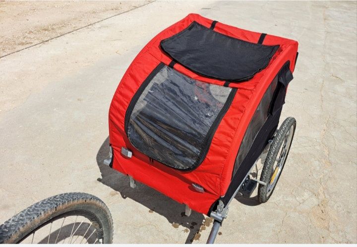 Caro de passeio para duas crianças