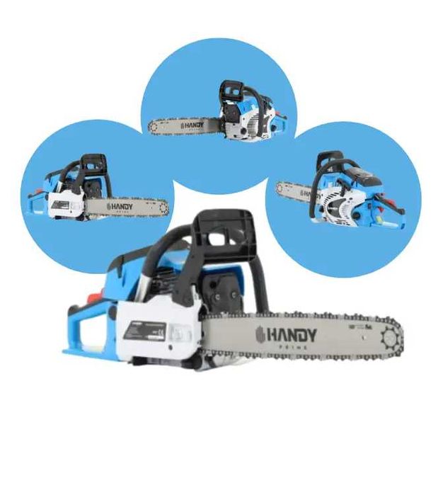 Бензинова ланцюгова пила Handy шина 45,5 см, 52 куб.см, 10000 об/хв