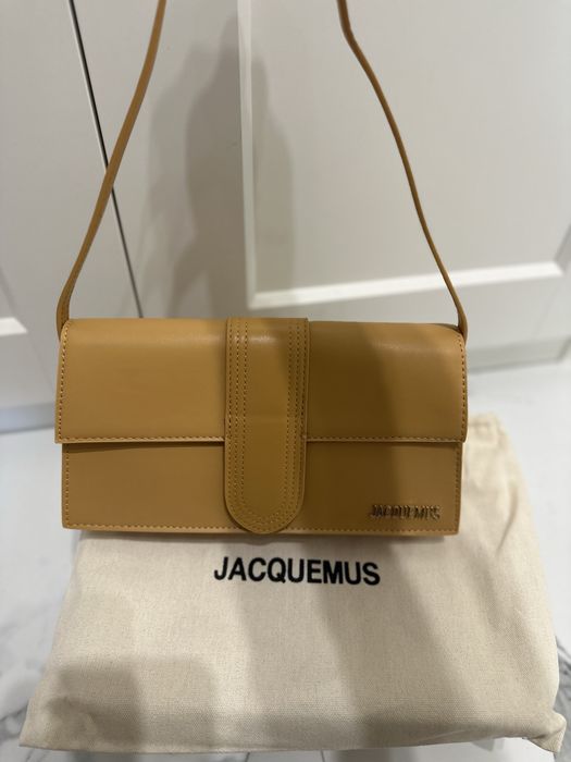 Musztardowa beżowa torebka jacquemus