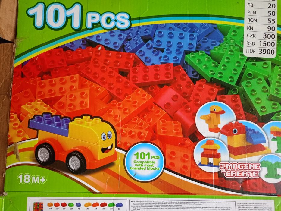 Mix klocków Duplo ( zestawy te co na zdjęciach)