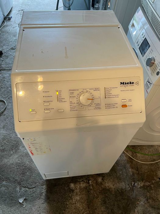 Pralka Miele Softtronic W287 F od góry otwierana plaster miodu
